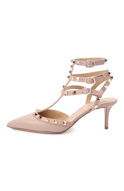 Кожаные туфли rockstud VALENTINO, арт. LW1S0375/VCE, фото 2