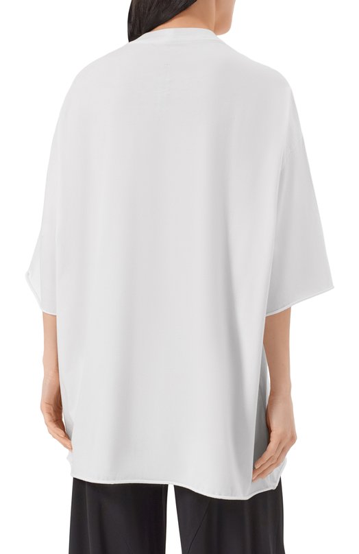Хлопковая футболка Rick Owens RP01F6204/JA Белый  RP01F6204/JA Фото 4