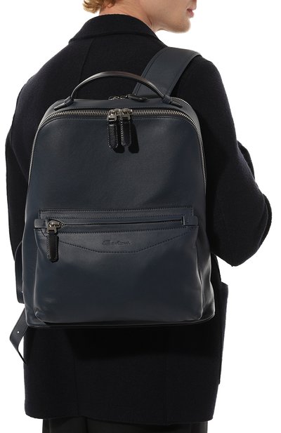 Кожаный рюкзак SANTONI, арт. UIBBA2363LI-ASP9T50, фото 2