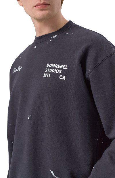 Хлопковый свитшот DOMREBEL, арт. M STAFF/SWEATSHIRT, фото 5