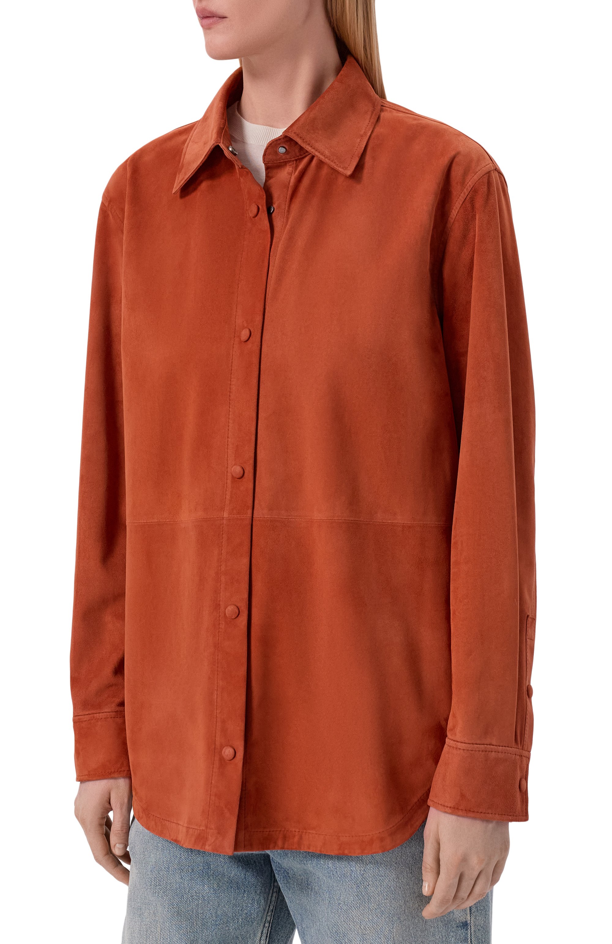 Замшевая рубашка MVST, арт. M26.2PW.L022/METIS SUEDE 0.4 MM, фото 3