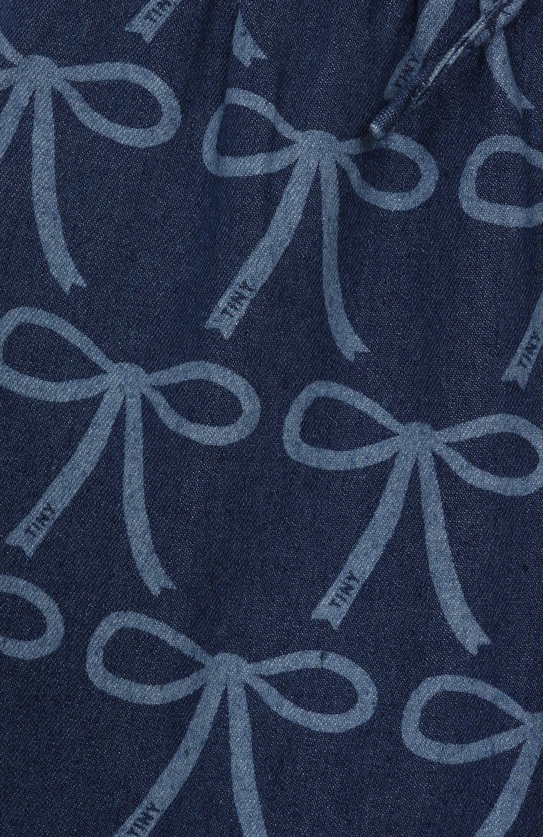 Детские джинсы TINYCOTTONS темно-синего цвета, арт. SS25-237 | Фото 3 (Нос: Не проставлено; Детали: Декор; Материал внешний: Хлопок; Автоматизация состава: Проставлено; Ростовка одежда: 4 года | 104 см, 6 лет | 116 см, 8 лет | 128 см, 10 - 11 лет | 140 - 146см, 12 лет | 152 см, 3 года | 98 см)