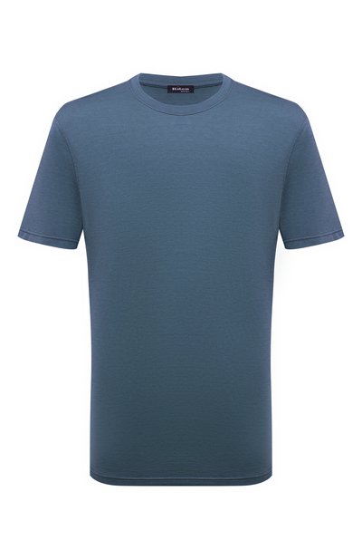 Мужская футболка из шелка и хлопка KITON, арт. UMK0355