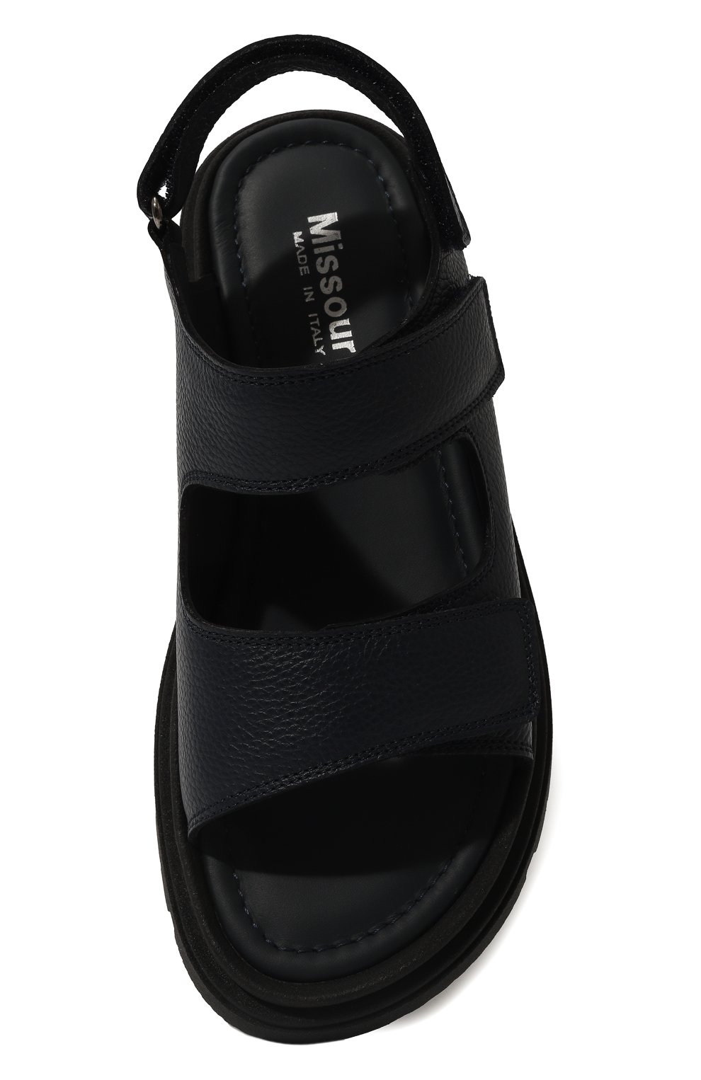 Кожаные сандалии MISSOURI темно-синего цвета по цене 19950 руб., арт. 21184 A/35-40, фото 4 Кожаные сандалии MISSOURI, арт. 21184 A/35-40, фото 4