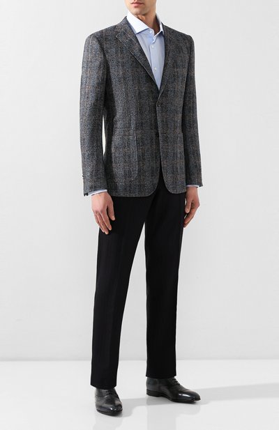 Хлопковая сорочка ZEGNA, арт. 701262/9MS0BA, фото 2