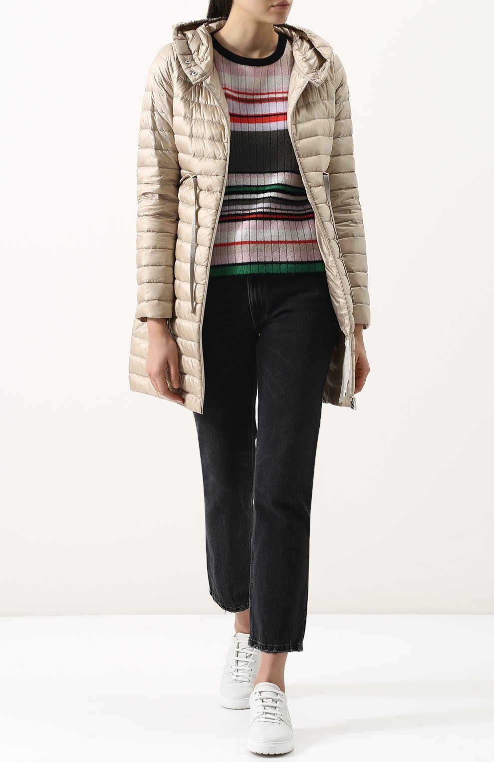 Приталенный стеганый пуховик с капюшоном MONCLER, арт. D1-093-49312-99-53048, фото 2