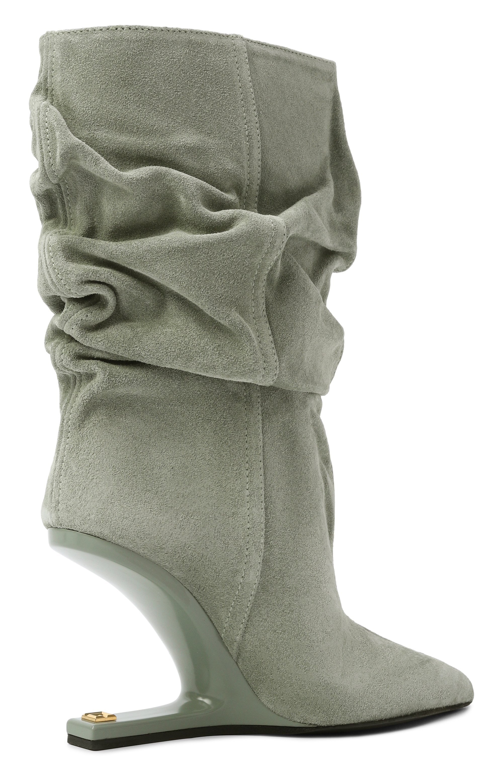 Замшевые полусапоги no wedge BALMAIN, арт. GN0TA236/LCMK, фото 5