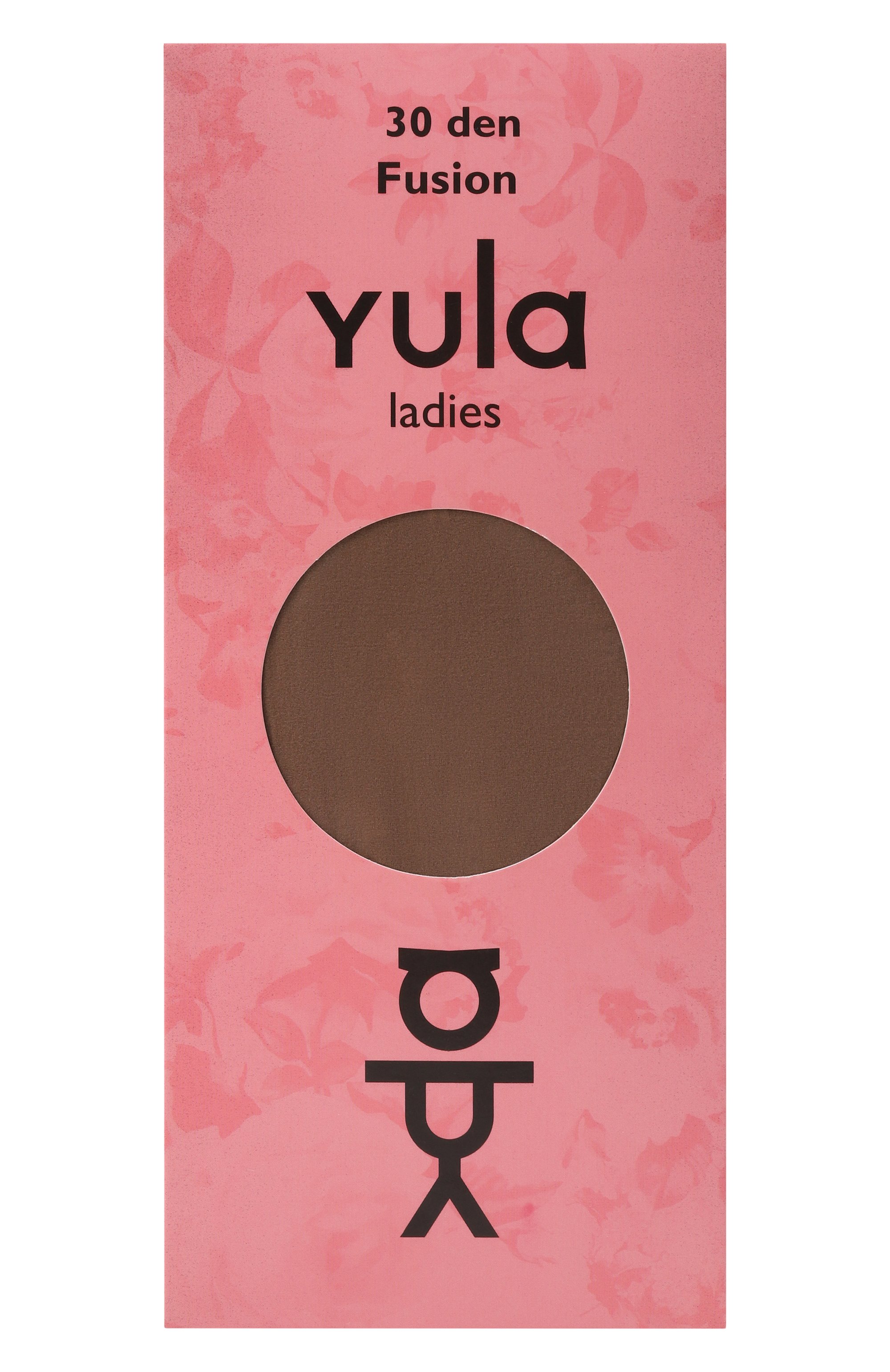 Колготки ladies 30 den YULA темно-бежевого цвета по цене 2200 руб., арт. YU-181, фото 1 Колготки ladies 30 den YULA, арт. YU-181, фото 1