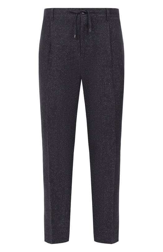 Брюки из шерсти и шелка Stefano Ricci M1T5300022/WKC01R/60 Серый M1T5300022/WKC01R/60