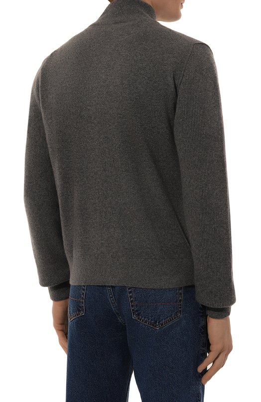Кардиган из шерсти и кашемира Corneliani 94M570-9425168 Серый  94M570-9425168 Фото 4