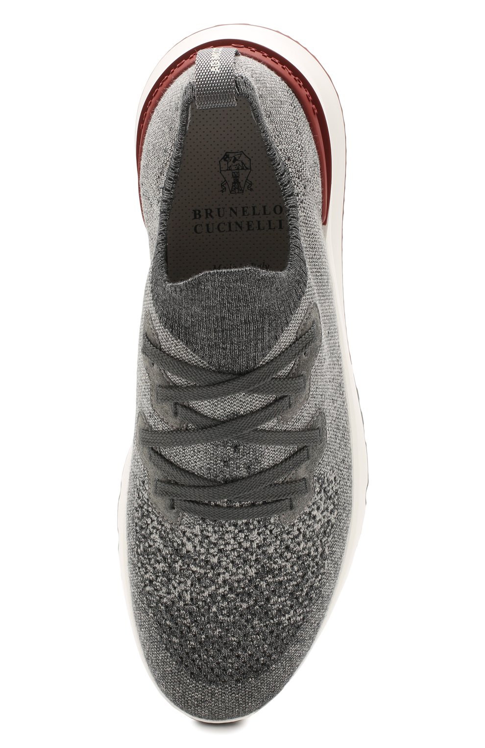 Текстильные кроссовки BRUNELLO CUCINELLI, арт. MZUKIS0250, фото 5