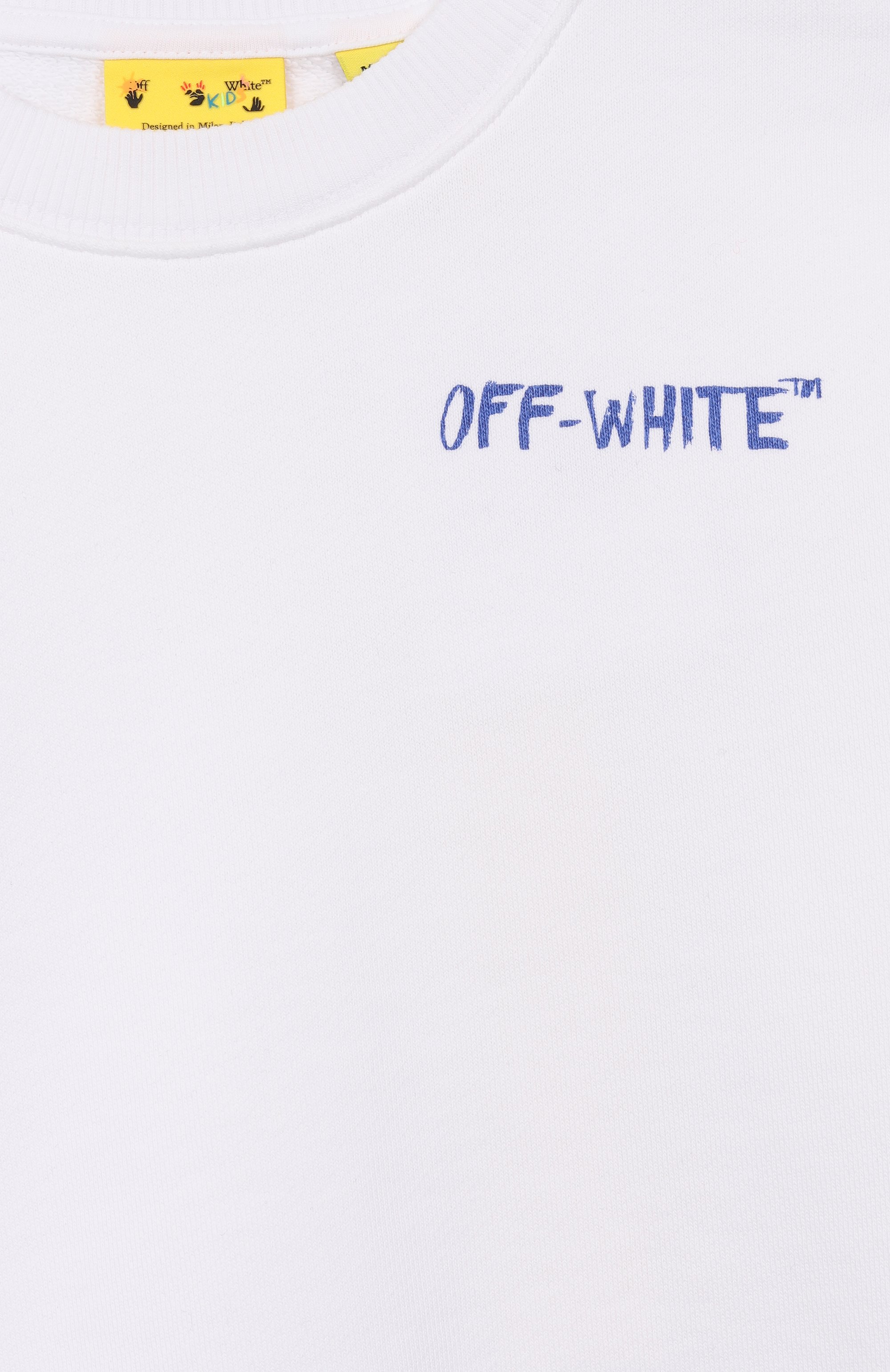Хлопковый свитшот OFF-WHITE, арт. 0BBA001S26FLE004_001, фото 3