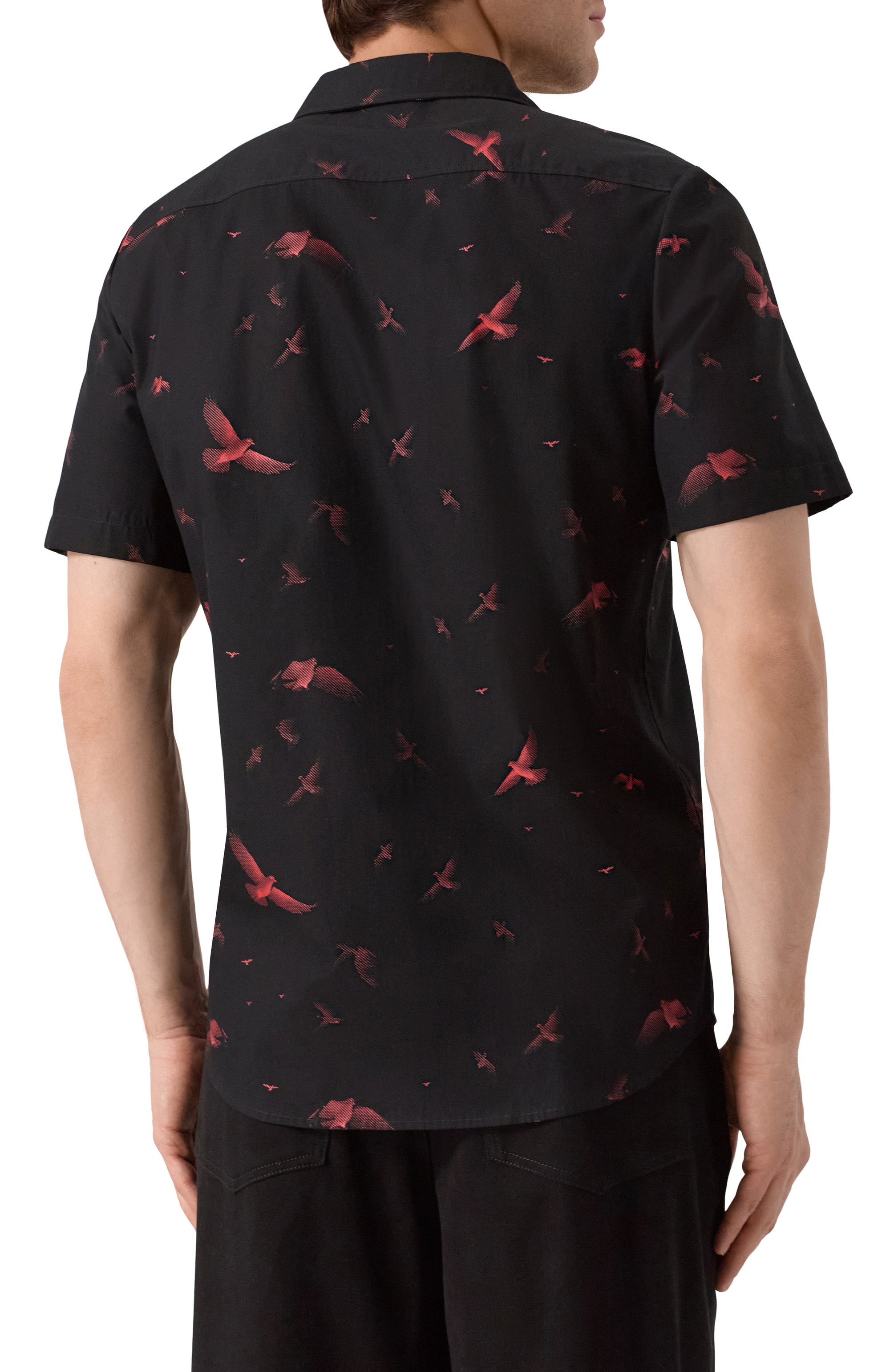 Хлопковая рубашка HUGO черного цвета по цене 12500 руб., арт. 50545328, фото 4 Хлопковая рубашка HUGO, арт. 50545328, фото 4