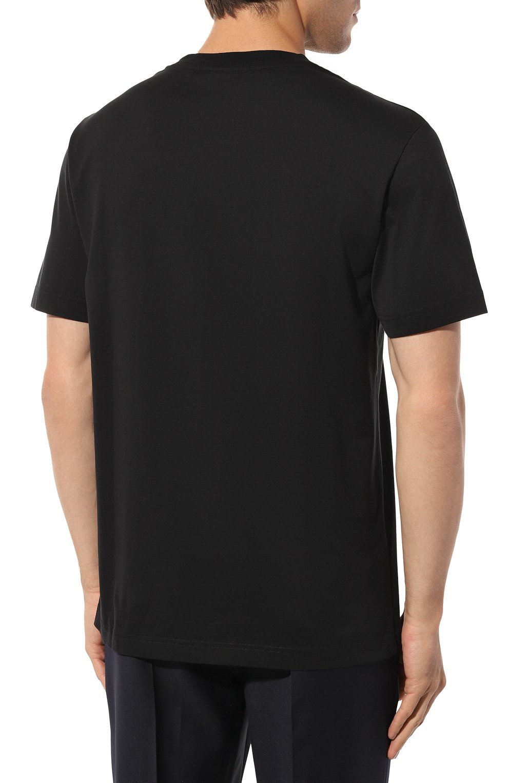 Хлопковая футболка ACNE STUDIOS, арт. FN-MN-TSHI000131BLACK, фото 4