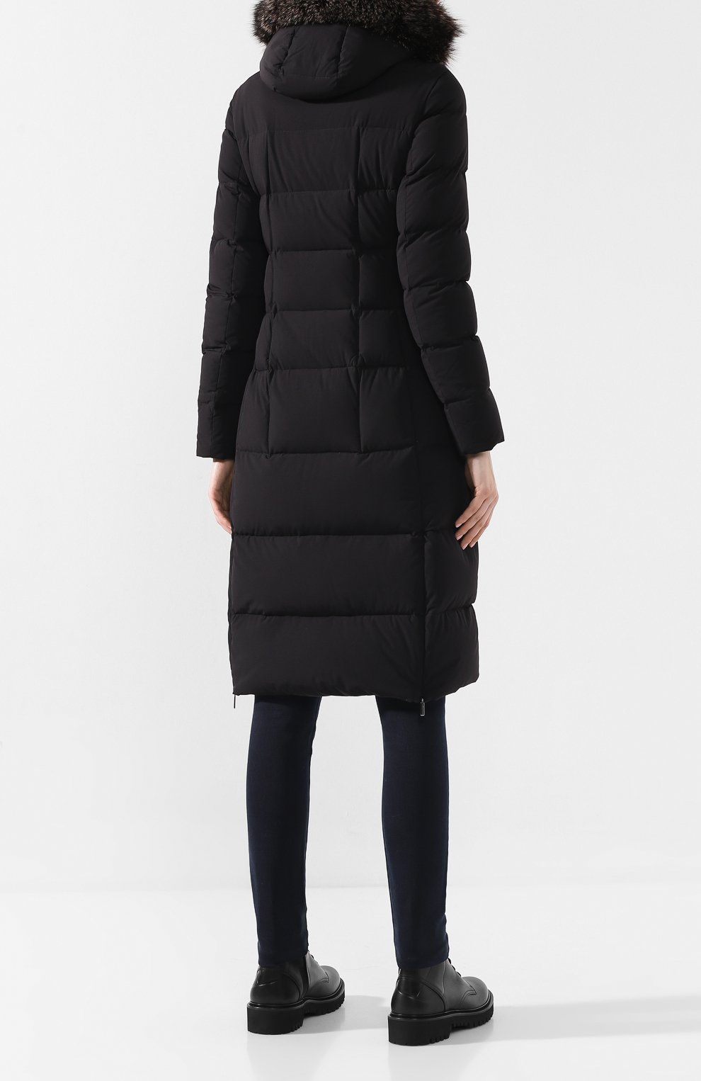 Пуховик с капюшоном MOORER, арт. ZAGARA-KN/A19D600STKN, фото 4