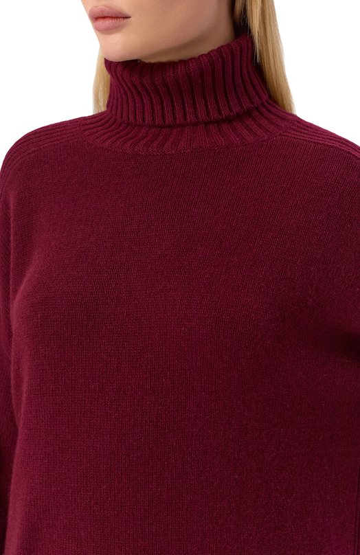 Кашемировый свитер Allude 255/11156 Бордовый  255/11156 Фото 5