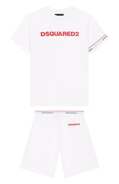 Хлопковая пижама DSQUARED2, арт. DQ3245/D008J
