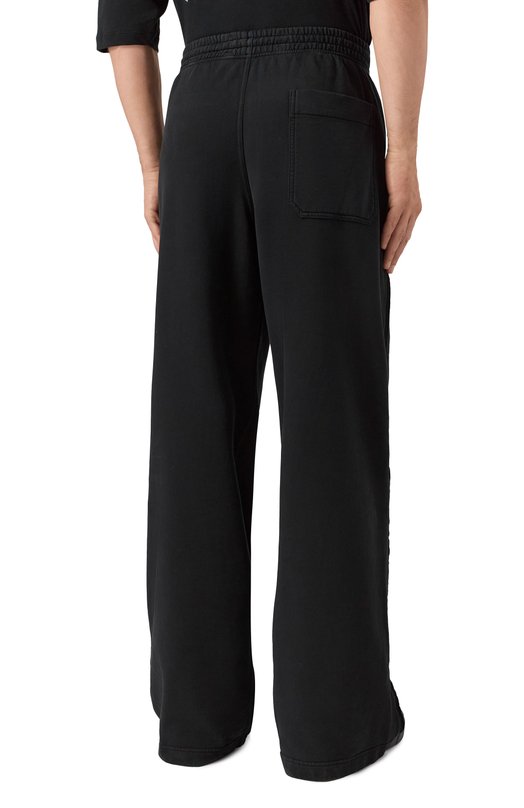 Хлопковые брюки Ann Demeulemeester B0013219/FA185 Чёрный  B0013219/FA185 Фото 4