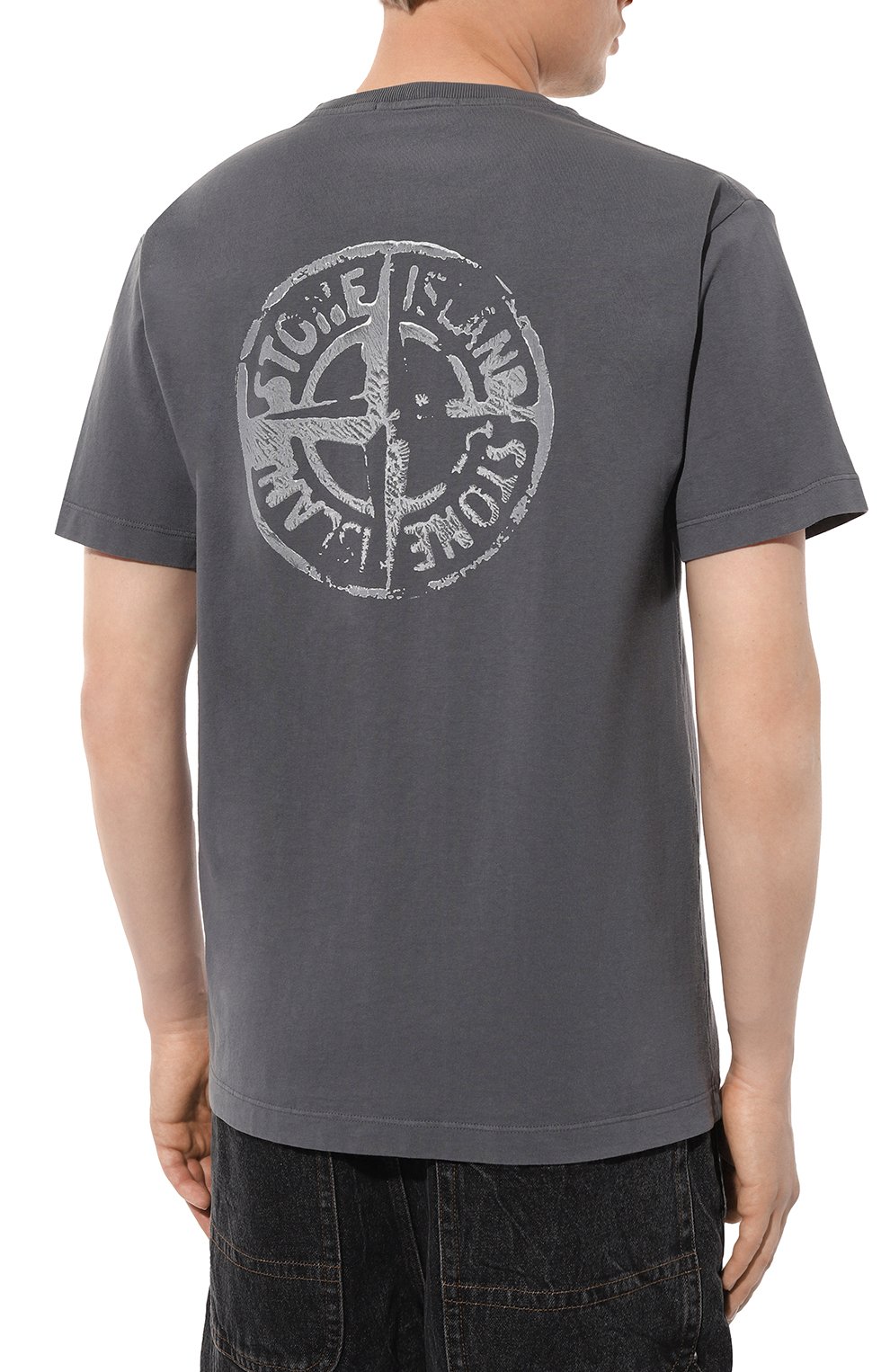 Хлопковая футболка STONE ISLAND, арт. 79152NS82V0062, фото 4