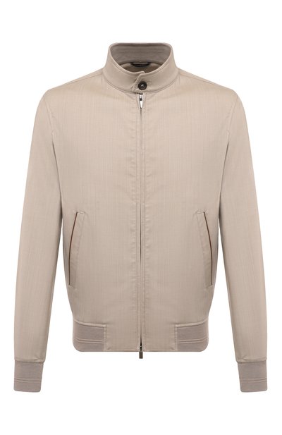 Мужской бомбер из шерсти и шелка ANDREA CAMPAGNA, арт. BARNEYS/542.201