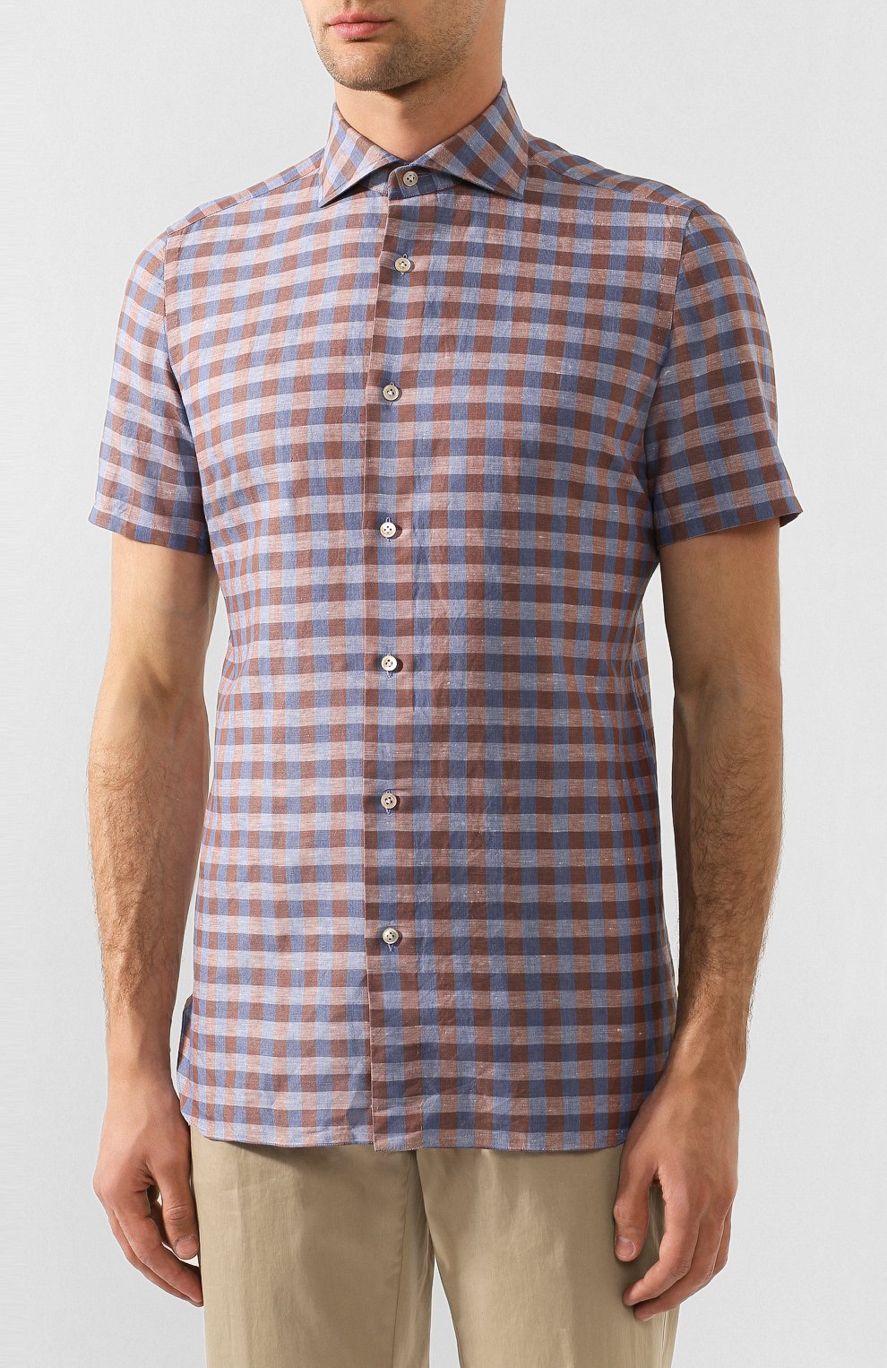 Руб ашка изо льна и хлопка LUIGI BORRELLI, арт. EV08/NAND0 SS/TS9191, фото 3