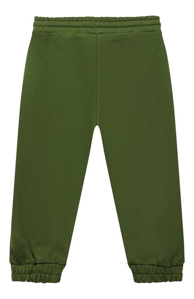 Хлопковые джоггеры N21 хаки цвета по цене 13300 руб., арт. N21615/N0154, фото 2 Хлопковые джоггеры N21, арт. N21615/N0154, фото 2