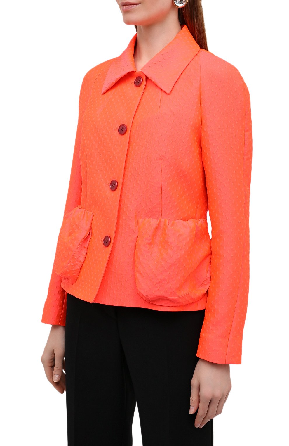 Жакет из хлопка и шелка DRIES VAN NOTEN, арт. 221-030421-4144, фото 3