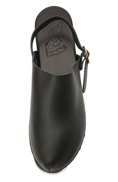 Кожаные сабо ANCIENT GREEK SANDALS, арт. CLASSIC CL0SED CL0G/BLACK, фото 5