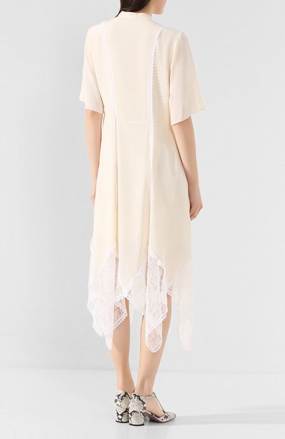 Платье из смеси вискозы и шелка SEE BY CHLOÉ, арт. CHS20SR013014, фото 4