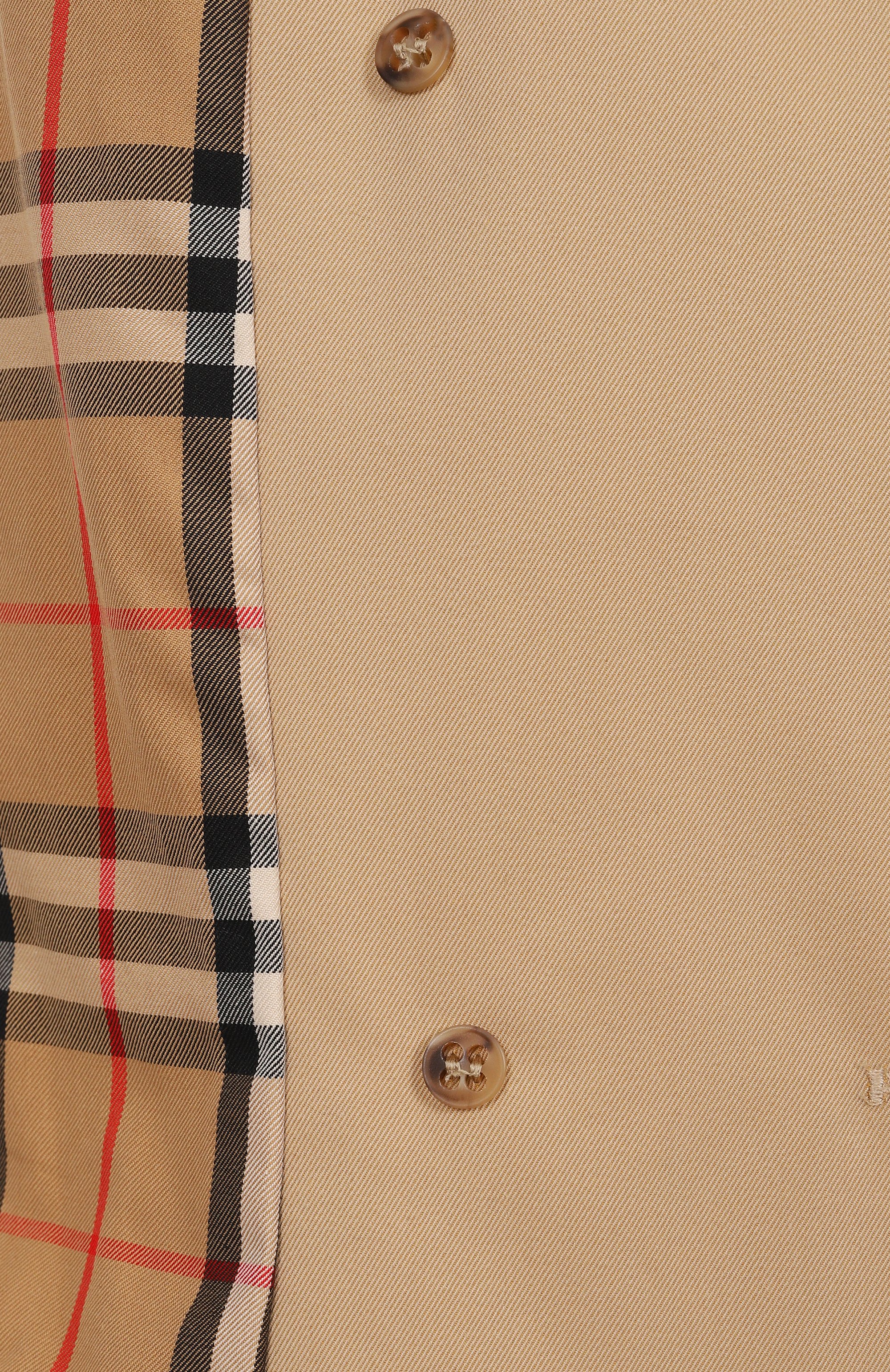 Хлопковый тренч BURBERRY, арт. 8079408, фото 7