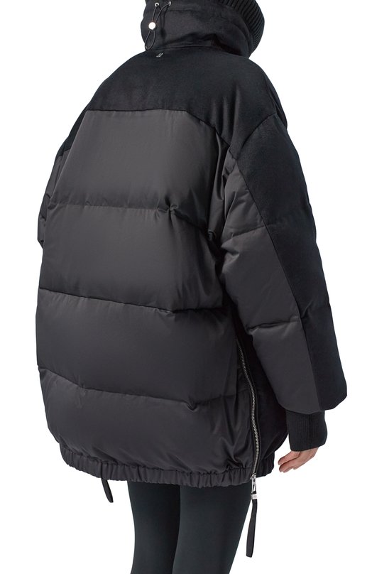 Пуховик из шерсти и вискозы Duno BLANCA/PRAT0 MESTRE Чёрный  BLANCA/PRAT0 MESTRE Фото 4