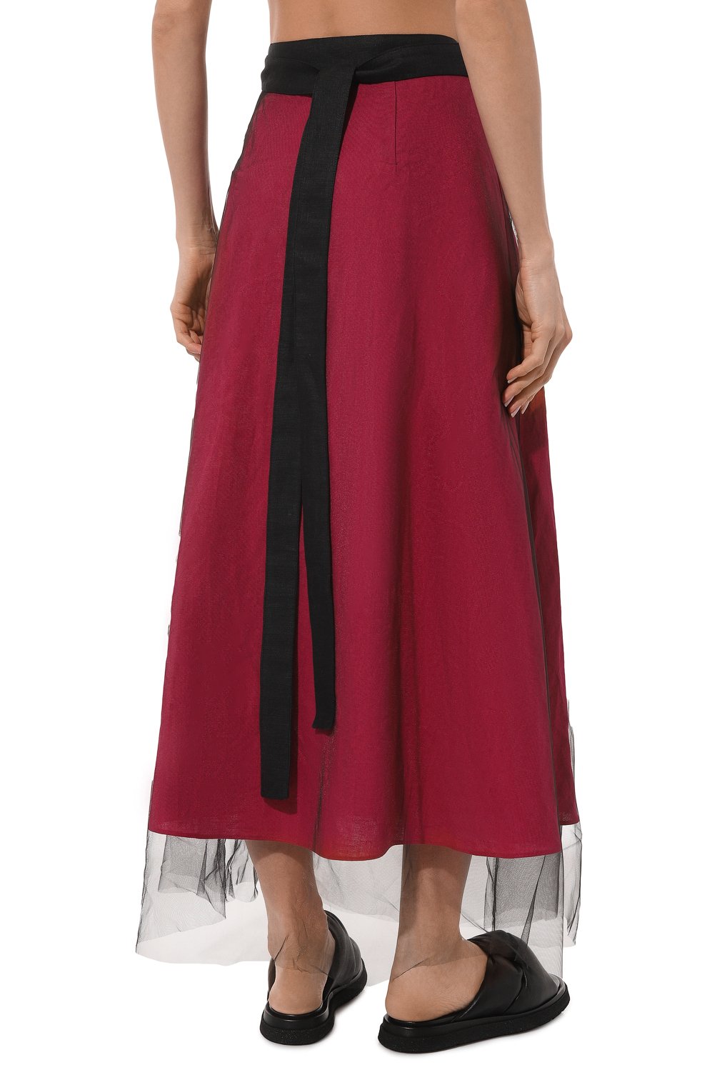 Юбка из хлопка и льна MIDGARD PARIS, арт. B41003, фото 4