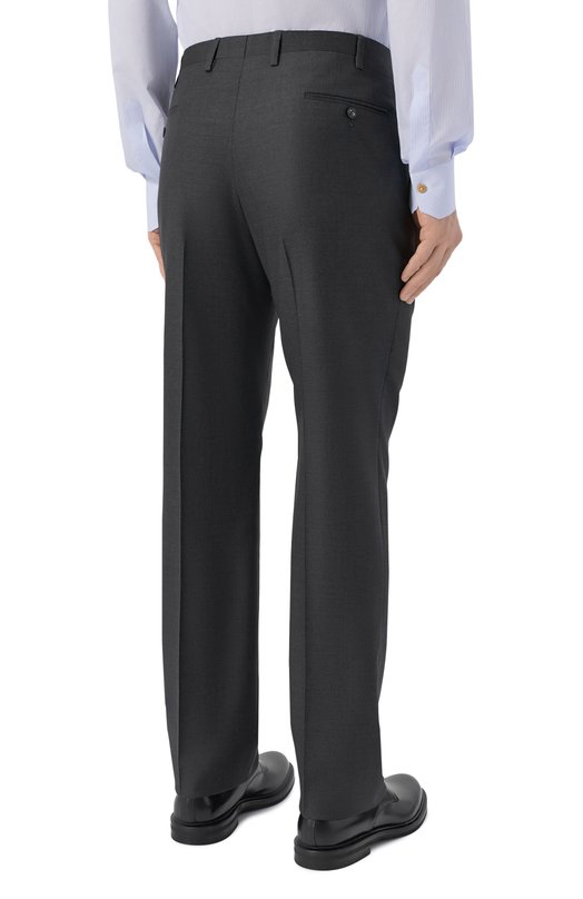 Шерстяные брюки Kiton UPNFCK0626G Серый  UPNFCK0626G Фото 4