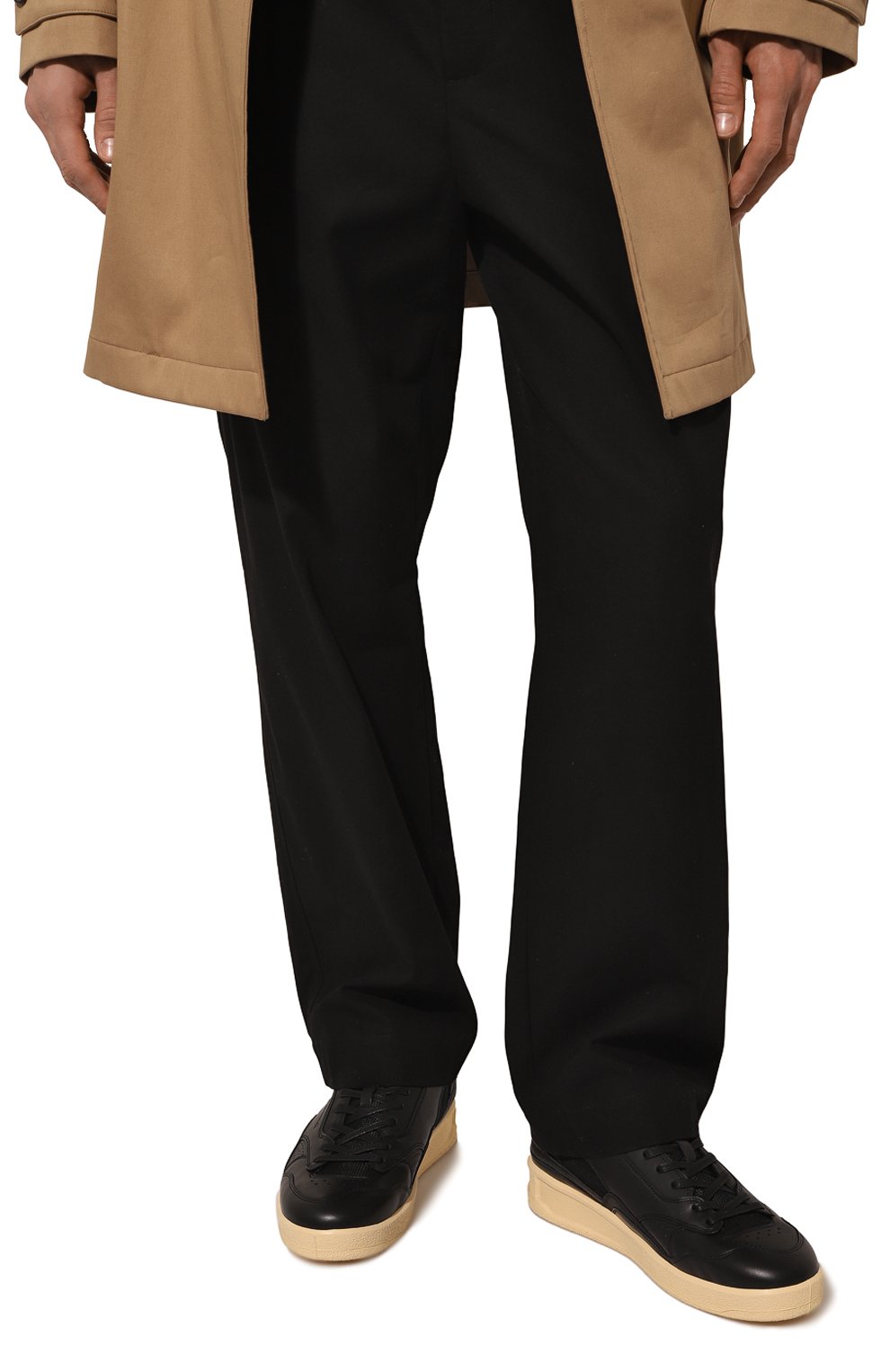 Кожаные кеды JIL SANDER, арт. J32WS0016-P4869, фото 3