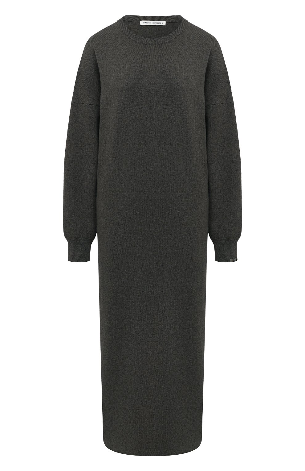 Кашемировое платье EXTREME CASHMERE темно-зеленого цвета по цене 69950 руб., арт. 106/WEIRD, фото 1 Кашемировое платье EXTREME CASHMERE, арт. 106/WEIRD, фото 1