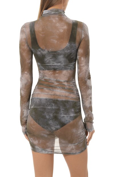 Платье OFF-WHITE, арт. OWDB409F22FAB0015636, фото 4