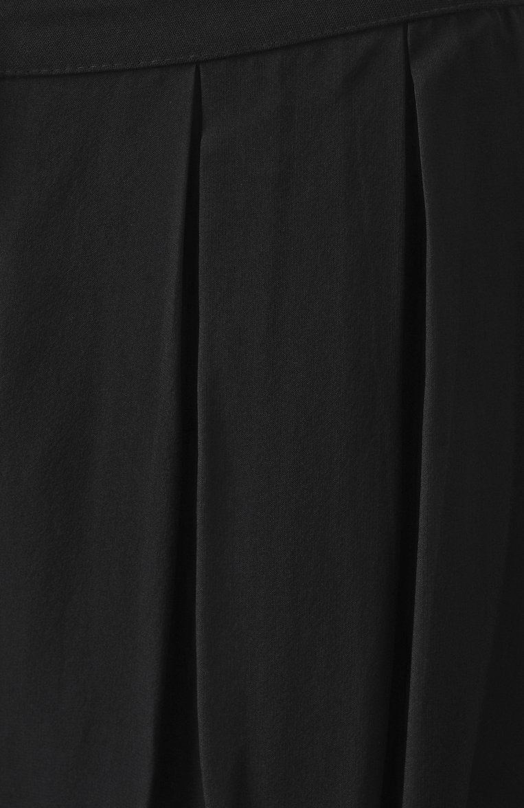 Женские шелковые брюки ZUHAIR MURAD черного цвета, арт. RTR25031/CHSI028 | Фото 6 (Материал внешний: Шелк; Стили: Кэжуэл; Женское Кросс-КТ: Брюки-одежда; Силуэт Ж (брюки и джинсы): Широкие; Длина (брюки, джинсы): Стандарт�ные)