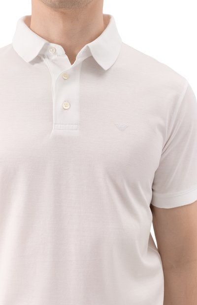 Поло из лиоцелла и хлопка EMPORIO ARMANI, арт. 8N1F98/1JUVZ, фото 5
