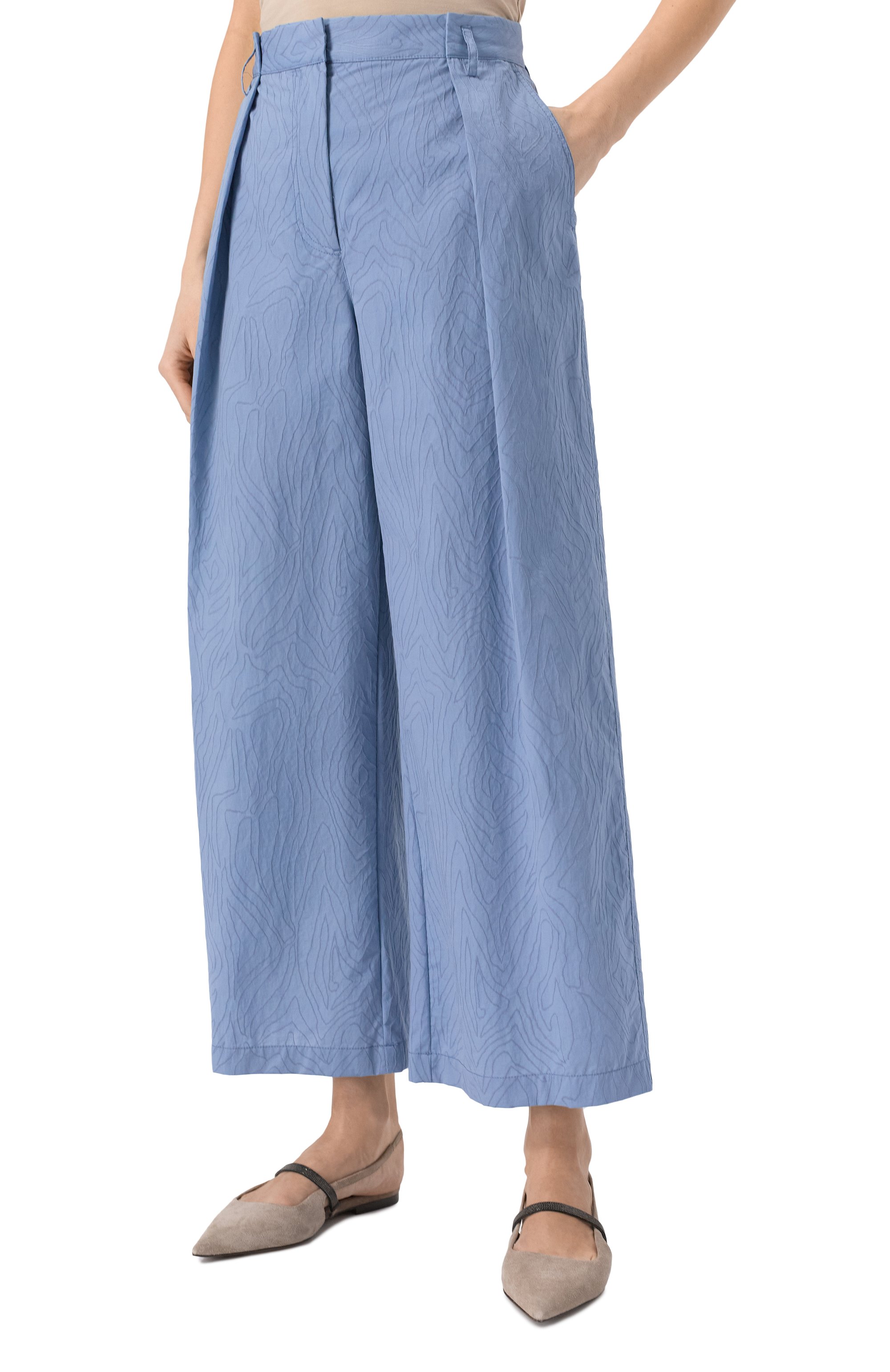 Хлопковые брюки BRUNELLO CUCINELLI, арт. MQ994HH289, фото 3