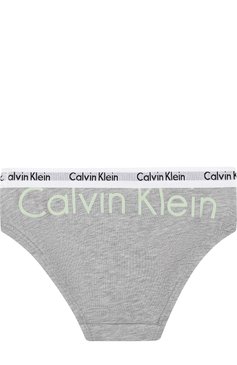 Детские комплект из двух пар трусов с логотипом бренда CALVIN KLEIN серого цвета, арт. G80G895001/4-7 | Фото 6 (Статус проверки: Проверена категория; Материал внешний: Хлопок; Девочки Кросс-КТ: Комплект-белье; Рукава: Короткие; Материал сплава: Проставлено; Драгоценные камни: Проставлено)