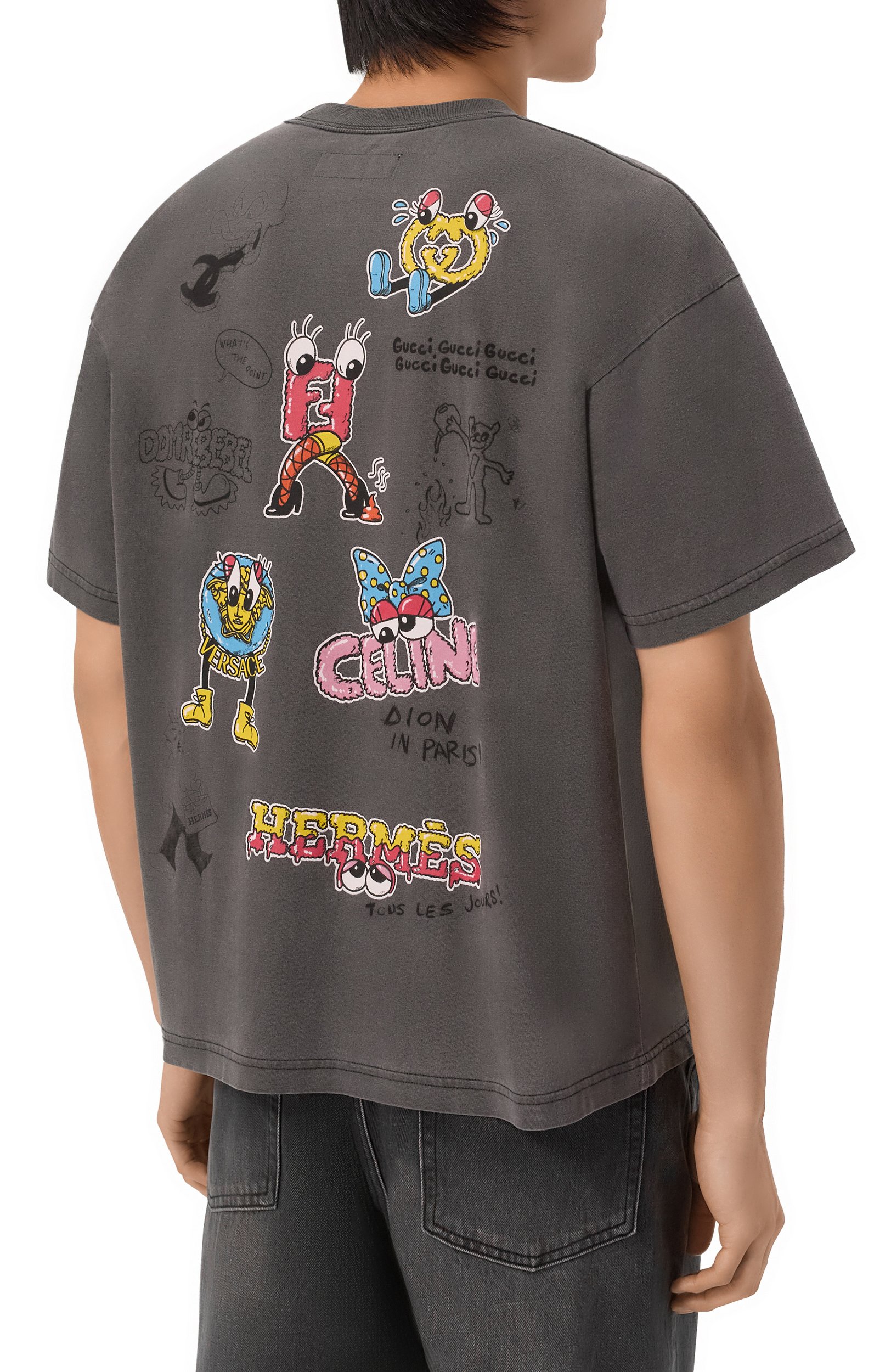 Хлопковая футболка DOMREBEL, арт. M LUXURY SKETCH/T-SHIRT, фото 4