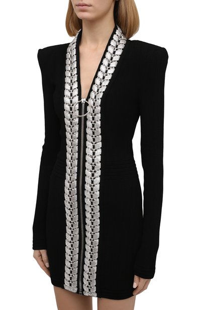 Платье из вискозы BALMAIN, арт. WF0R8061/KA13, фото 3