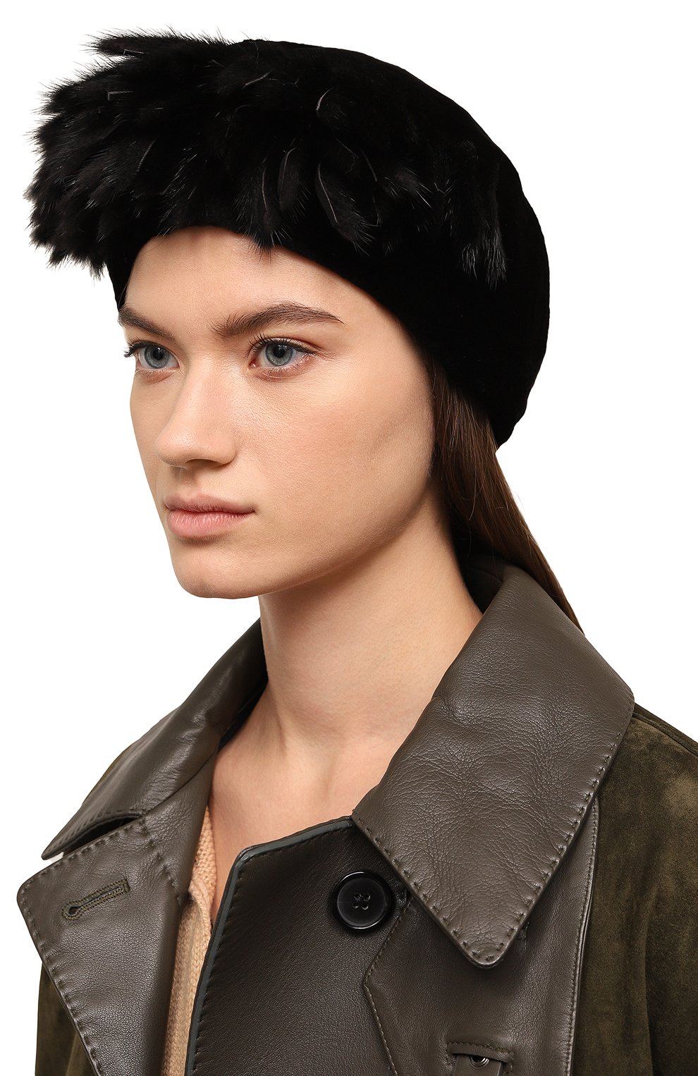 Берет из меха норки ираида FURLAND, арт. 0121700150156600990, фото 2