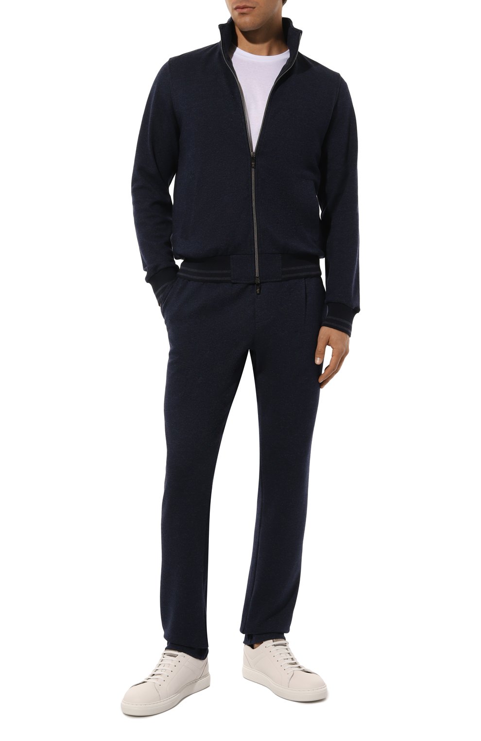 Брюки из шерсти и хлопка CAPOBIANCO, арт. 17M750.PL00., фото 2