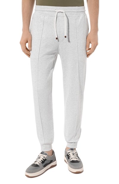 Хлопковые джоггеры BRUNELLO CUCINELLI, арт. M0T35B2001, фото 3