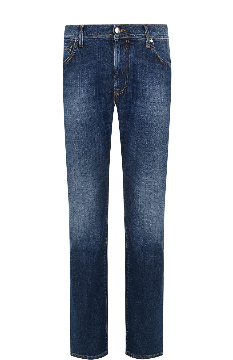 Джинсы прямого кроя с потертостями CORNELIANI, арт. 80/4JF4-7820153, фото 1