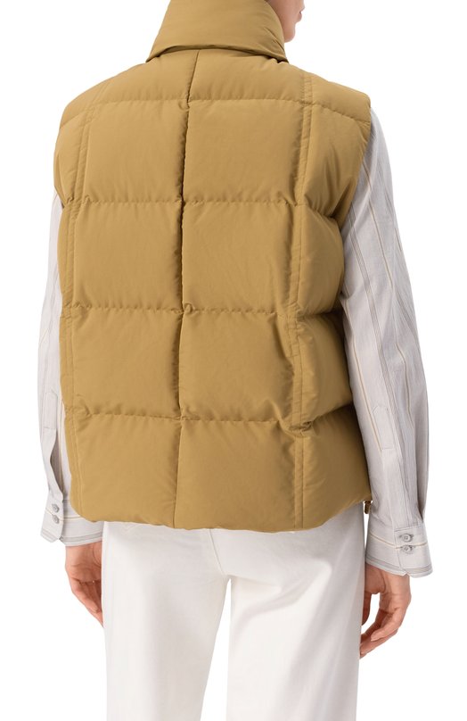 Пуховый жилет Jil Sander J40AF0169-J74276 Жёлтый  J40AF0169-J74276 Фото 4