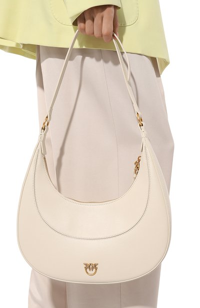 Сумка PINKO белого цвета по цене 46750 руб., арт. 101526-A0Q0, фото 2 Сумка PINKO, арт. 101526-A0Q0, фото 2