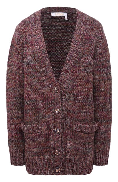 Кардиган из кашемира и шерсти CHLOÉ, арт. CHC21WMC02630, фото 1