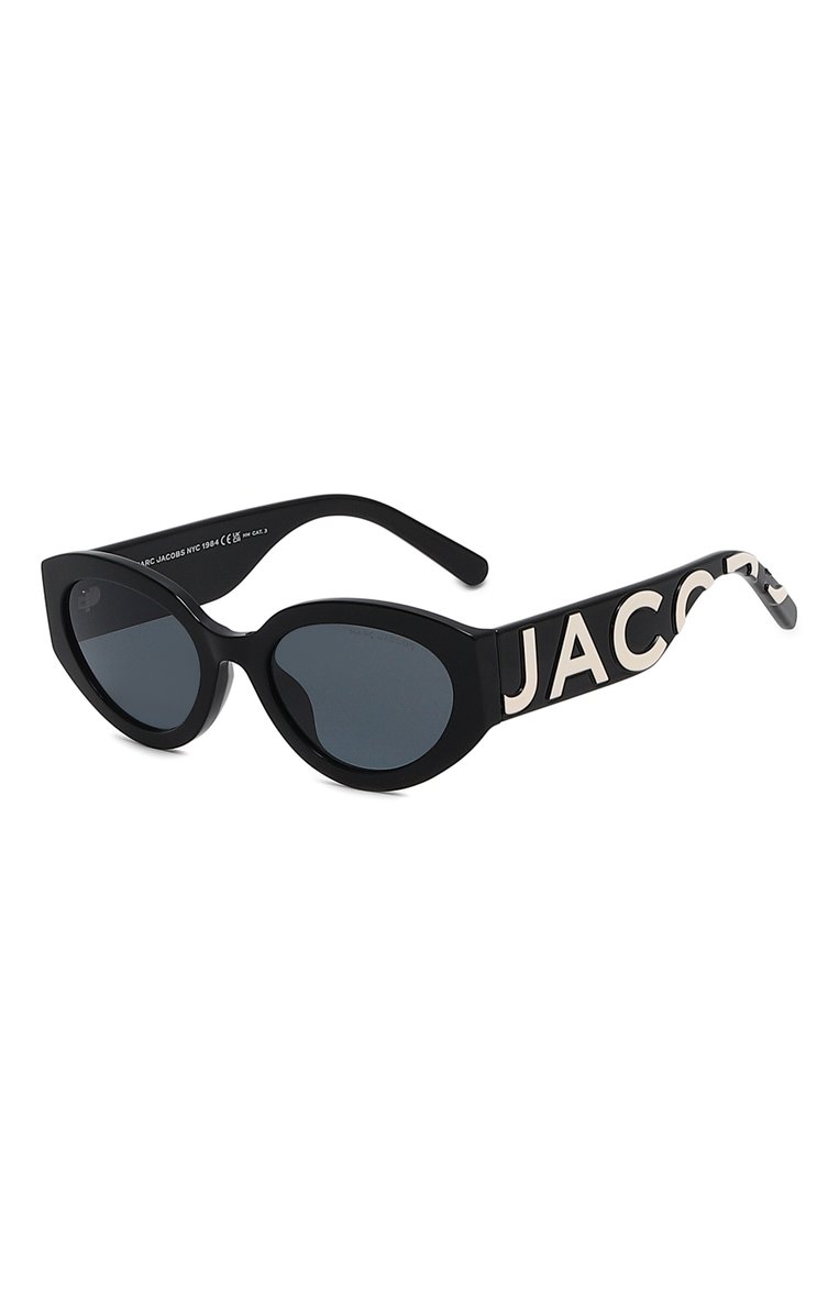 Женские солнцезащитные очки MARC JACOBS (THE) черного цвета, арт. MARC 694/G 80S | Фото 1 (Р�егиональные ограничения белый список (Axapta Mercury): Не проставлено; Нос: Не проставлено; Тип очков: С/з; Материал: Пластик; Очки форма: Овальные; Оптика Гендер: оптика-женское)